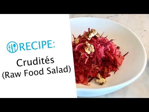 Crudites Raw Food Salad Healthy Easy Cooking Buchinger Wilhelmi Youtube
