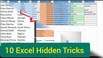 10 INSANE Excel Tricks You Are Not Using - Boost your Productivity TODAY!