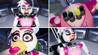 FNAF Security Breach - All Glamrock Chica's Upgrades