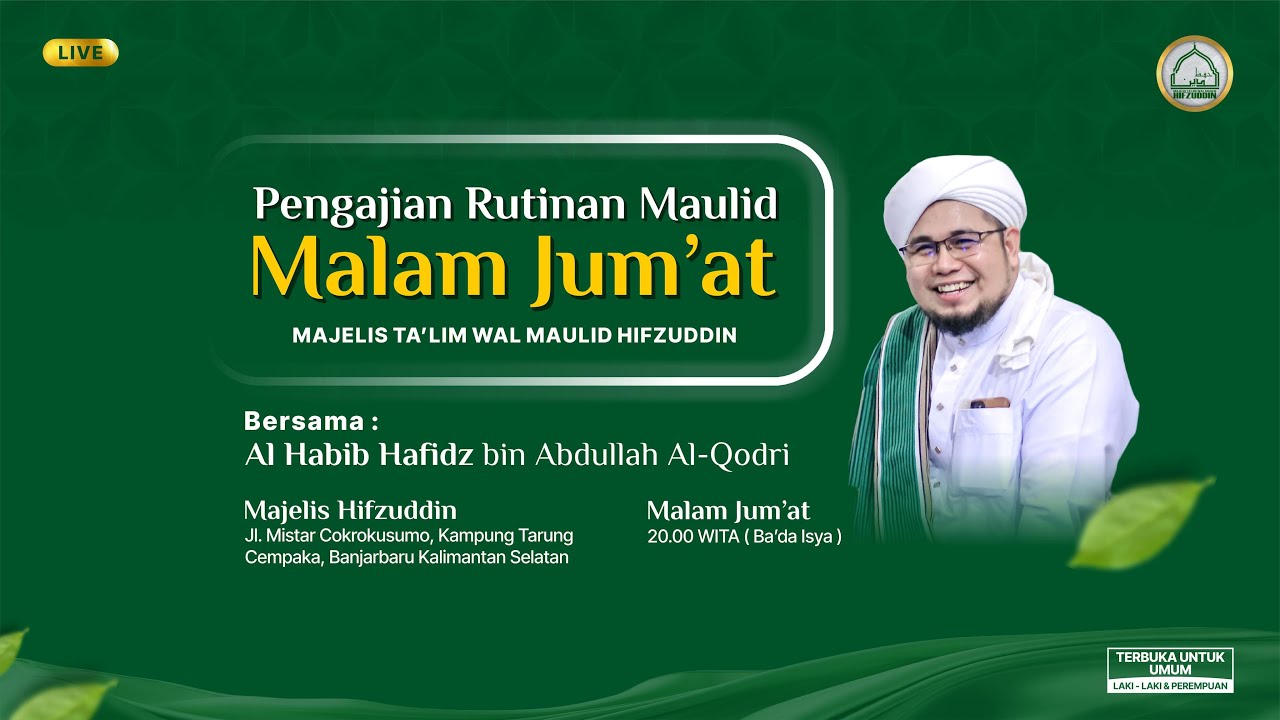 🛑[LIVE]  Pengajian Rutin Malam Jum'at Majelis Hifzuddin, 05 Febuari 2026