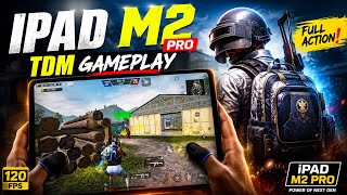Ipad m2 pro tdm gameplay🔥|| 120 fps super smooth+ultra extreme✅ || enemy left tha last stage 😂