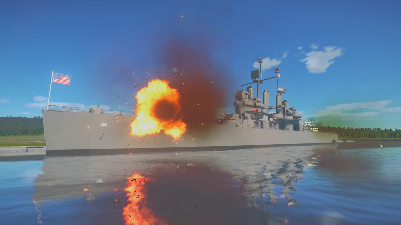 Planet Coaster Navy Cruiser Turret Demo