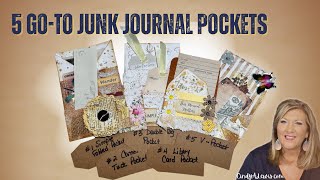 5 Easy Junk Journal Pockets You’ll Use Again & Again (Beginner Friendly!)
