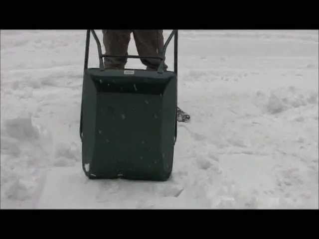 除雪作業をラクにする スノーダンプ実演 Youtube