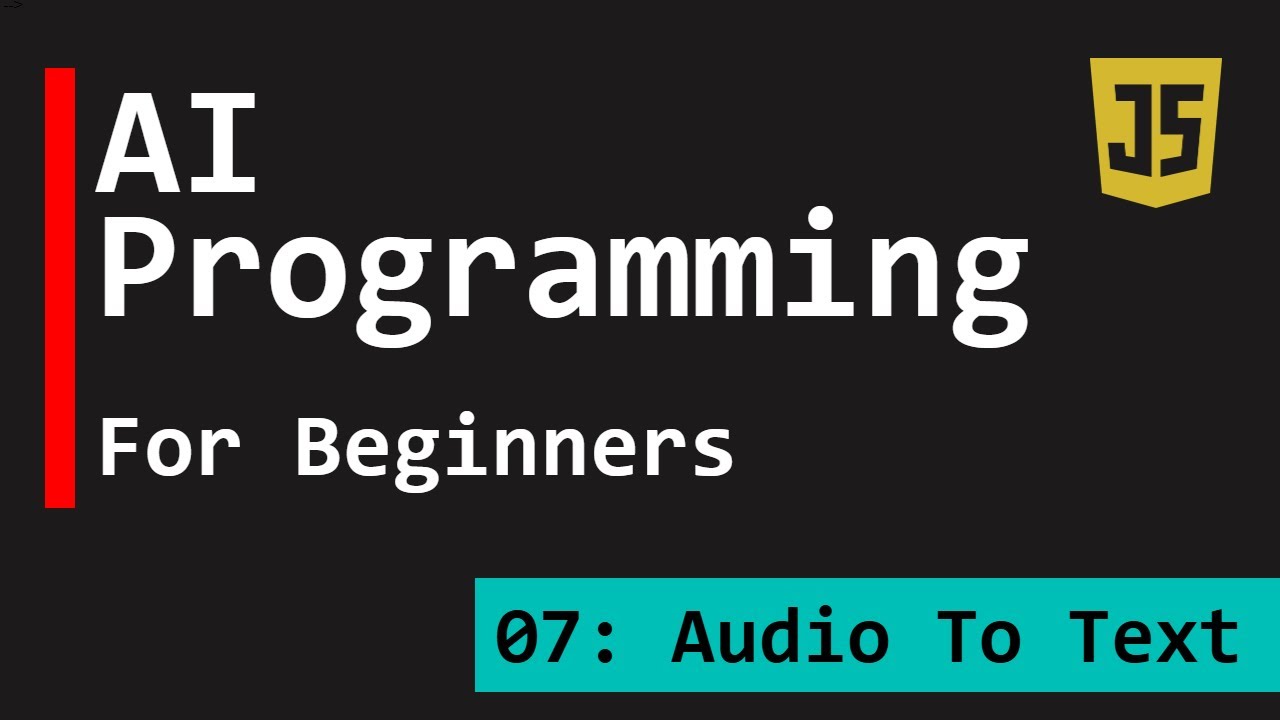 Learn Generative AI Programming - Part 7: Audio toText ...