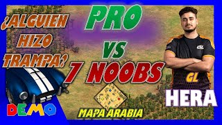 GL. HERA | ¿Esto es legal? Pro vs Noobs | DEMOmx | Age of empires 2 | aoe2 | DEMOmx