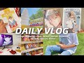 vlog 🍦 : manga shopping + haul, korean market, dogwood festival, churros, anime