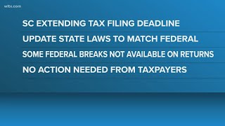 South Carolina extending tax filing deadline