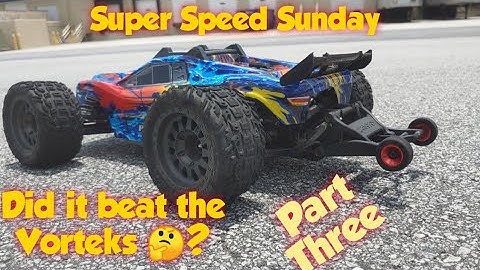 Super Speed Sunday - Traxxas Rustler 4x4 4s Test Part Three