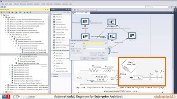 Mechanical View on AutomationML Model in Enterprise Architect