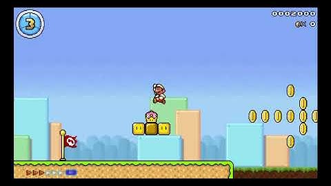 my first mario editor level