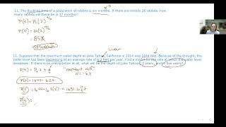 MAT 140 Review Solutions Exam 3 part 3 #s 10 - 16