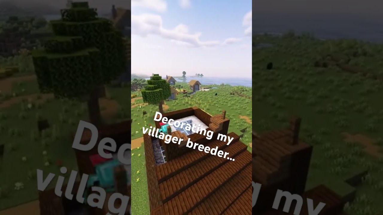 Decorating my farm! #minecraft  #gaming #survival #minecraftbuilding #decoration #building #village