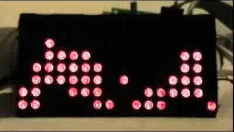 Judith B. Spectrum analyzer with 16x8 LED matrix