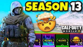 SEASON 13 BATTLE PASS MAXED OUT for CALL OF DUTY MOBILE!