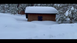 2023 Blizzard Time Lapse Big Bear, CA Mesmerizing and Serene So Beautiful #snow #blizzard #winter