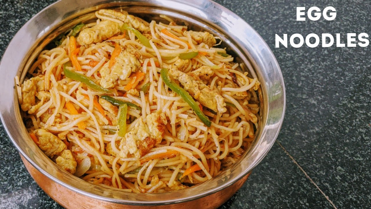 Egg Noodles Egg noodles Recipe in Malayalam Restuarant Style Egg