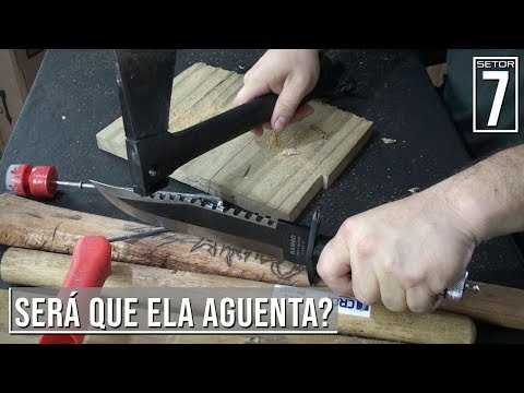 DESTRUÍMOS A FACA DO RAMBO?!?! - Setor 7 Ep.74