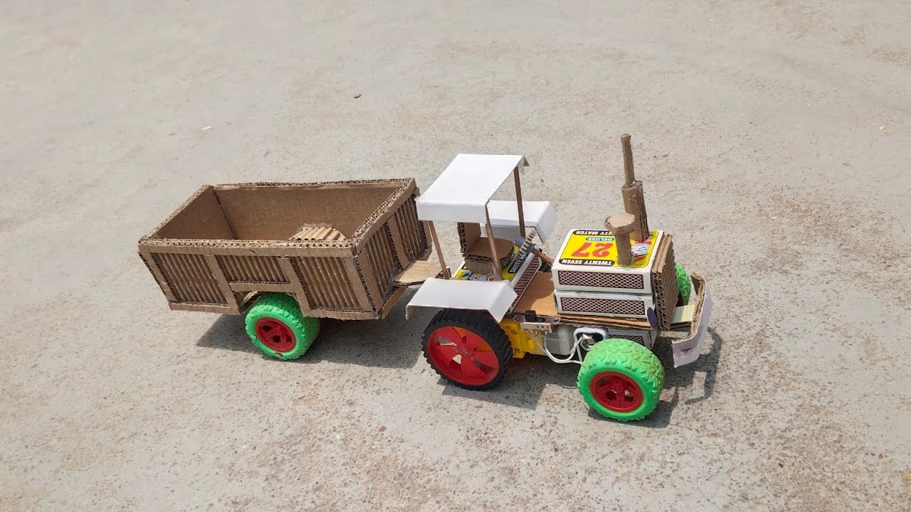 How To Make Tractor Trolley With Matchbox Matchbox Se Tractor Trolley