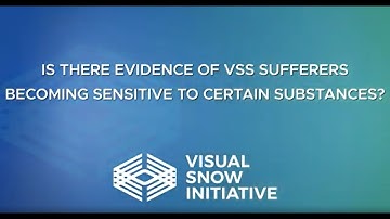 Is there evidence of VSS sufferers becoming sensitive to certain substances?