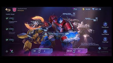 draw event mobile legends:bang bang x Transformers phase 3