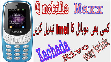 Q mobile 3310 mini Imei change with code and without Pc #youtuber #youtube