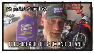 Smoker Found On The Curb!  Let's Make It Work/Clean It Up!  Give Away!!   #SuperEasySuperFast by Tom's Tinkering and Adventures 194 views 8 months ago 19 minutes