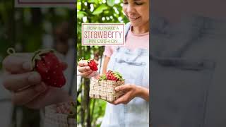 🍓Fresh picked from our sewing room, watch how we make Strawberry Pin Cushions in the full tutorial!