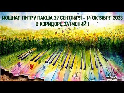 МОЩНАЯ ПИТРУ ПАКША В КОРИДОРЕ ЗАТМЕНИЙ 29 СЕНТЯБРЯ -14 ОКТЯБРЯ 2023!