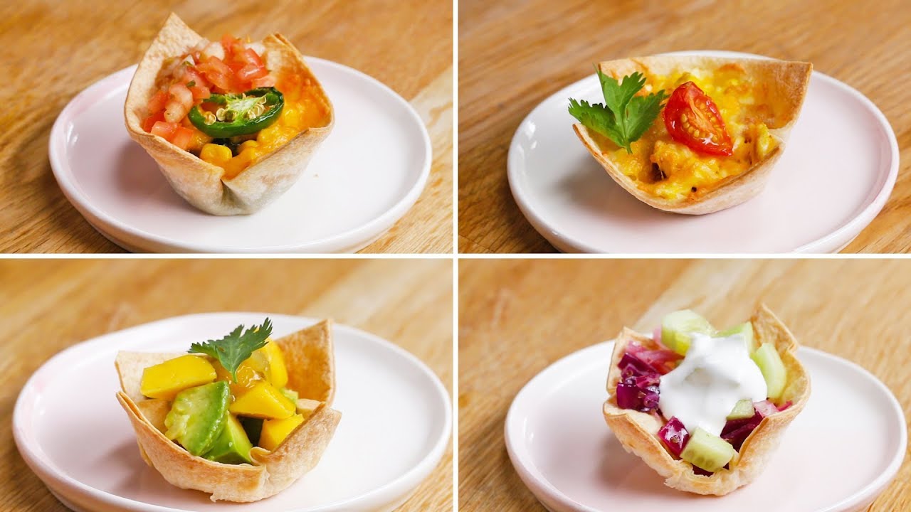 Taco Cups 4 Ways | Tasty