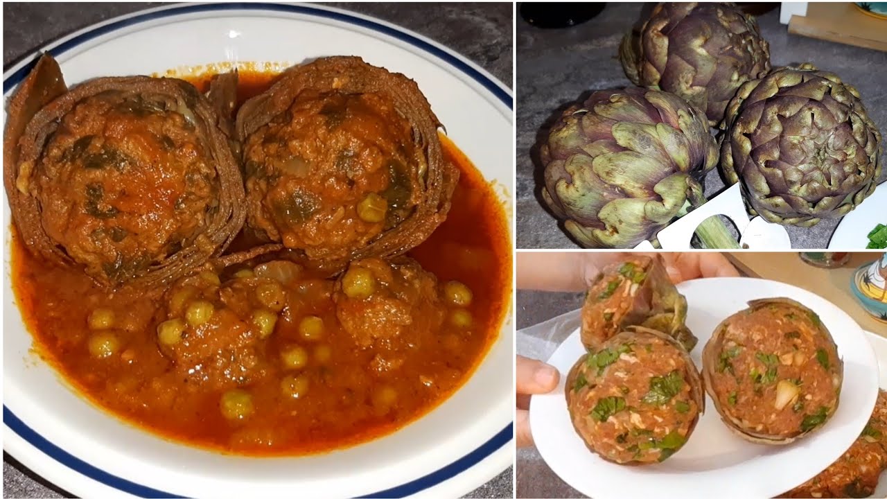 قنارية محشية باللحم المفروم وصفة تونسية بنينة وسهلة في التحضير