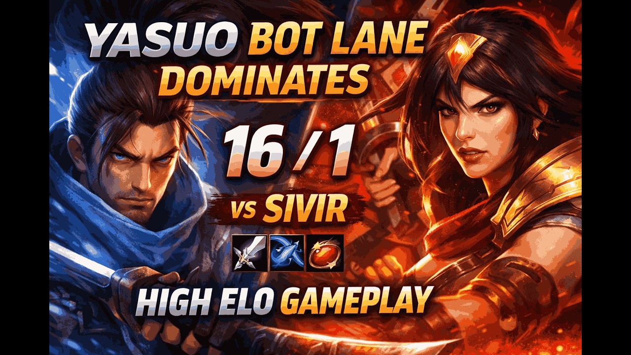 Yasuo Bot 16/1 – Outclassing Sivir