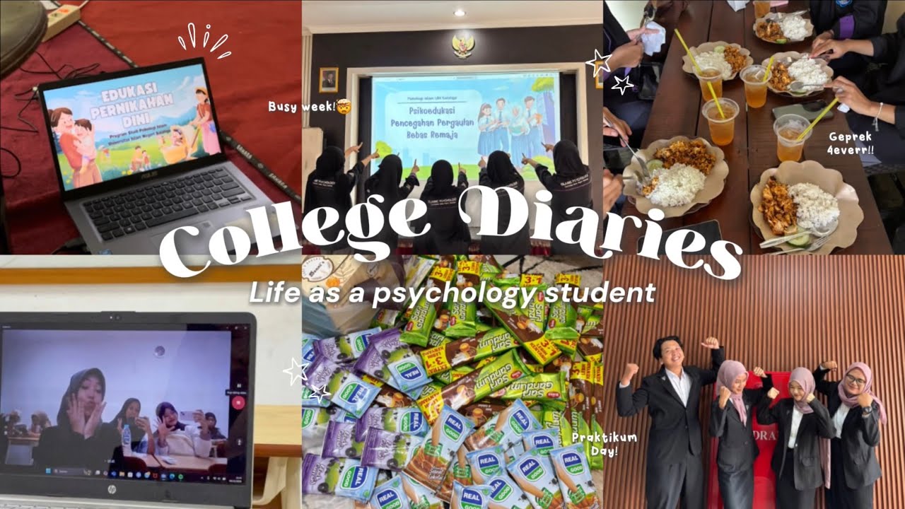 College Diaries📚 | Life as a psychology student, the busy schedule of a 5th semester student 👩🏻💻🔱💬