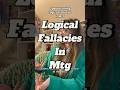 Speedrunning Logical Fallacies in MTG