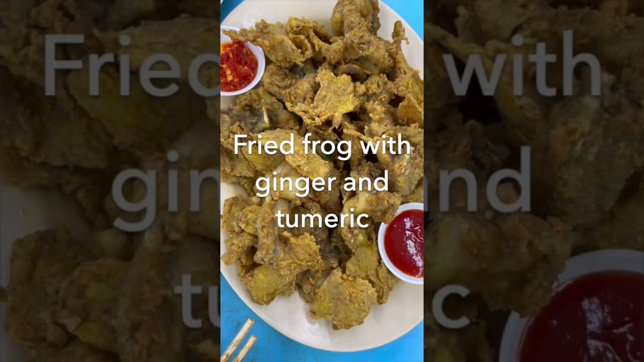 We tried frog leg porridge for the first time!