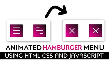 How To Make Animated Hamburger Menu Using HTML CSS And Javascript || Code Prime