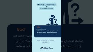 Pure Functions Explained in 16 Seconds | Clean Code Secret #shorts