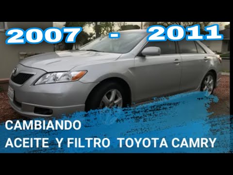 Video: ¿Qué tipo de aceite toma un Toyota Camry 2007?