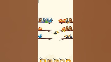 🐦Bird sort color game level 51 #games #youtubeshorts