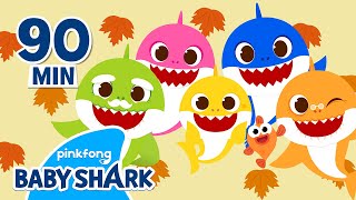 🍁BEST Baby Shark Story Collection | +Compilation | Fall Playlist w\/ Stories | Baby Shark Official