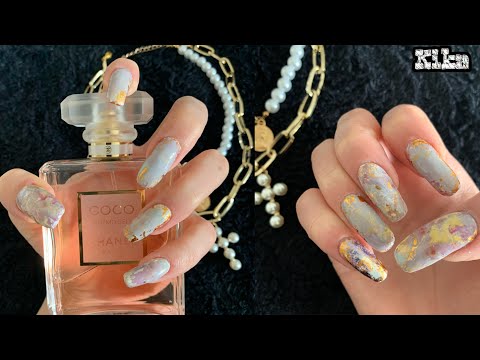 ფრჩხილის დიზაინი ფოლგით სახლის პირობებშიI Nail Design Transfer Foils | дизайн ногтей поталь