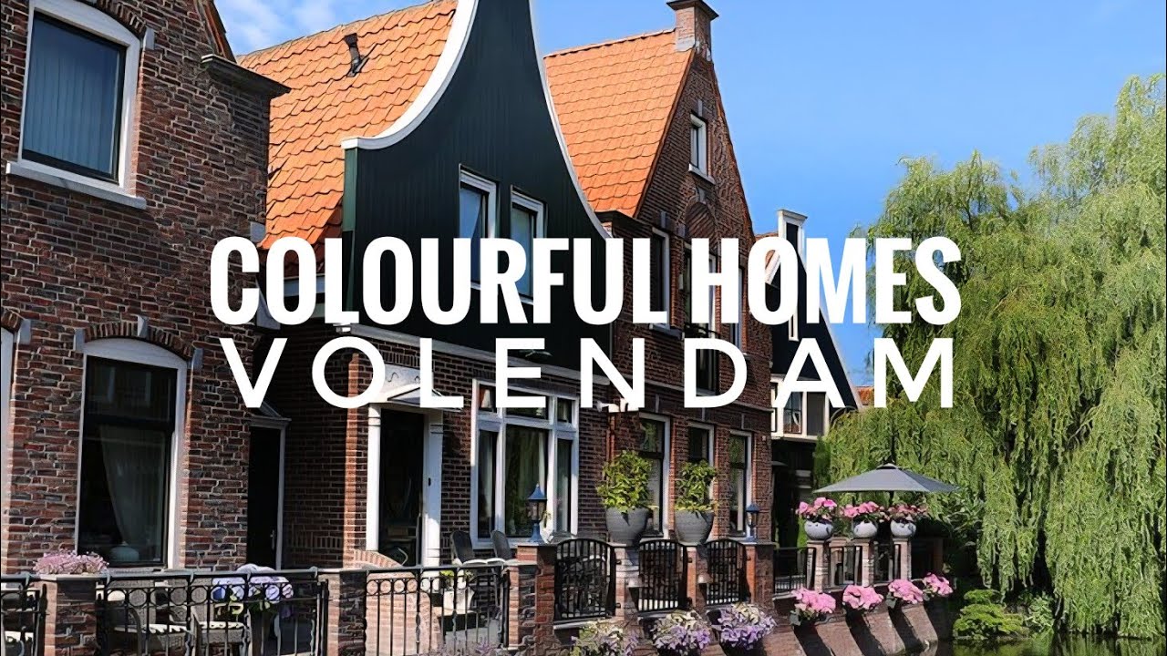 Aesthetic postcards looking homes of Volendam 🇳🇱🏡| Spin the City