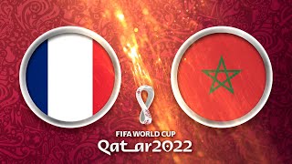 Frankreich - Marokko ? FIFA World Cup (Qatar 2022) WM-Halbfinale [4K]
