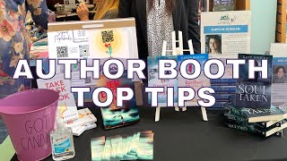 How to Set Up an Author Table That Will Attract More Readers | Vendor Booth | PopUp