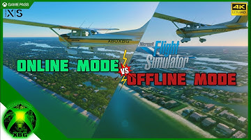 Microsoft Flight Simulator - Online Mode Vs Offline Mode Comparison