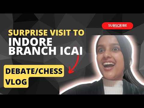 Surprise visit to Indore Branch ICAI