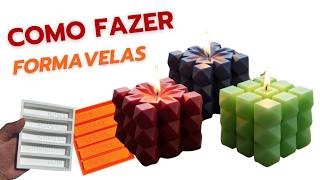 Velas decorativas velas artesnais velas aromaticas como fazer moldes de velas