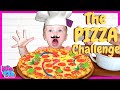 Kin tins baby sister roro chooses our pizza toppings roro boss day family pizza night challenge