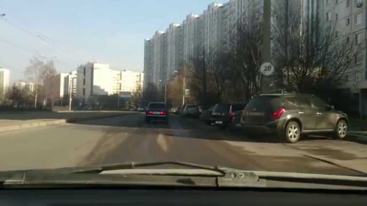 Экзаменационный маршрут Строгино 1 - YouTube