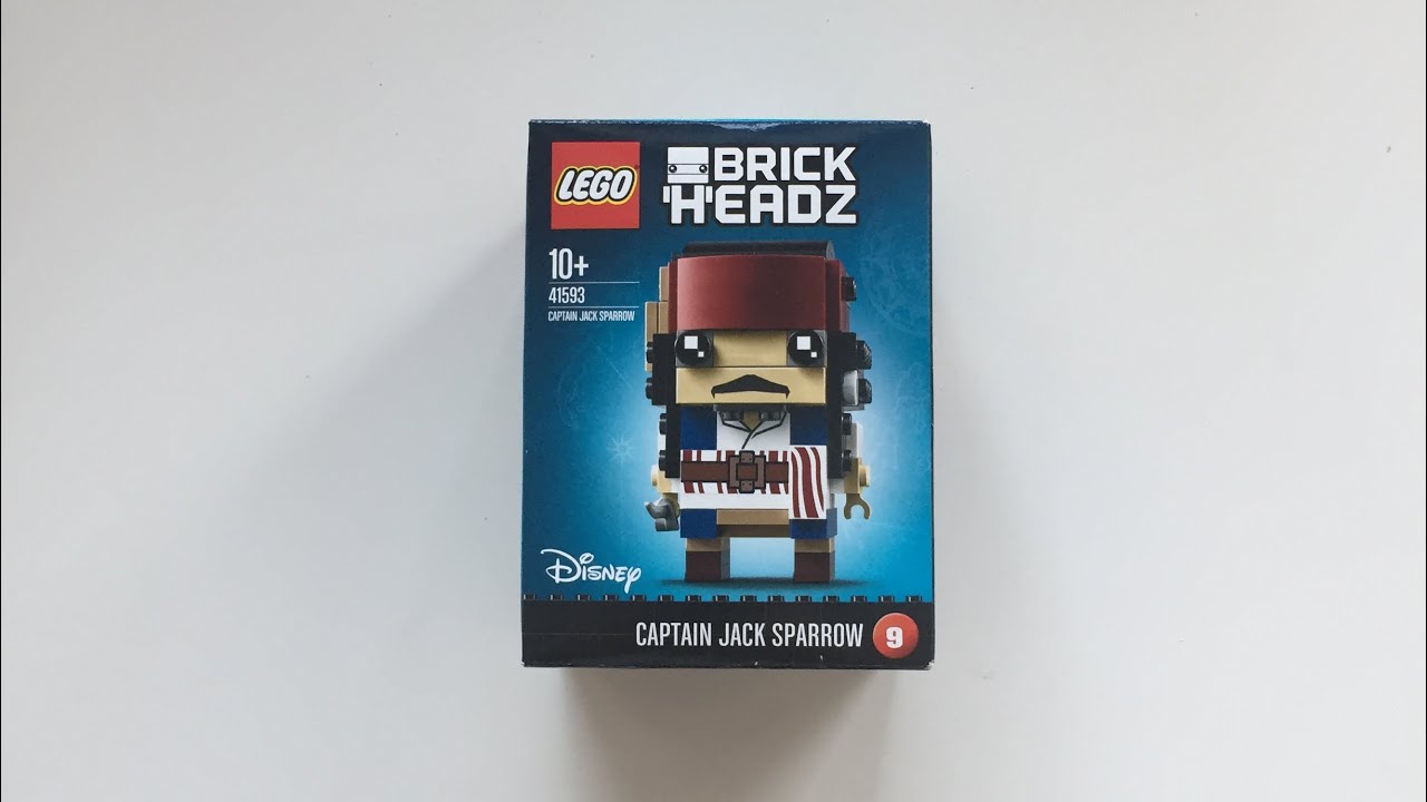 Lets Build - Jack Sparrow - Brickheadz - Lego 41593